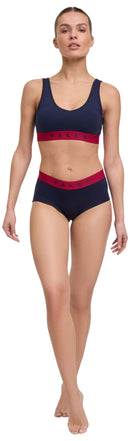 Falke Black Daily Comfort Print 2-Pack Hipster Brief