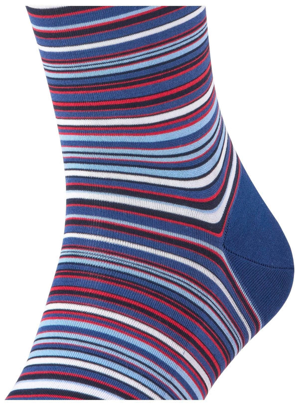 Falke Blue Microblock Knee High Socks