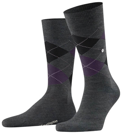 Burlington Grey Edinburgh Socks