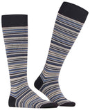 Falke Black Microblock Knee High Socks