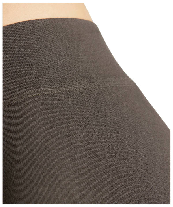 Falke Grey Cotton Seamless Leggings