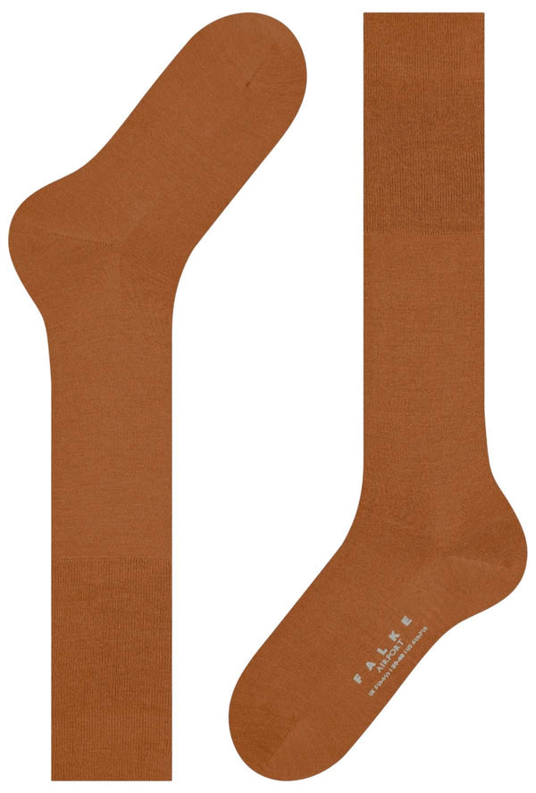 Falke Brown Airport Knee High Socks