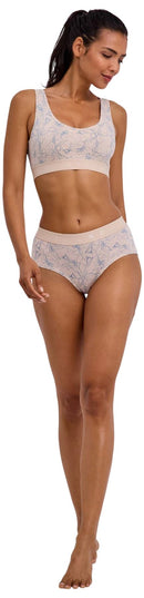 Falke Blue Daily Comfort Print 2-Pack Hipster Brief