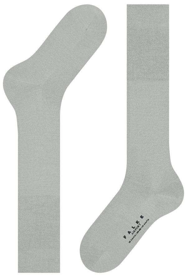 Falke Grey Airport Knee High Socks