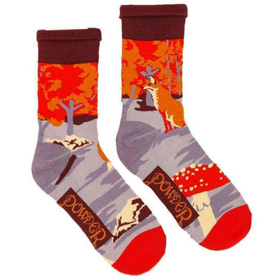 powder-purple-fox-scene-socks-34433774