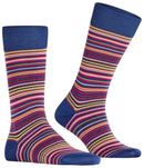 Falke Blue Microblock Socks