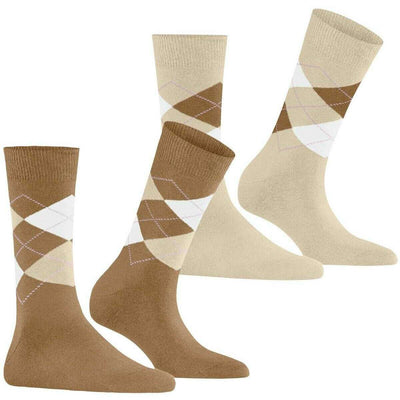 burlington-beige-everyday-argyle-2-pack-socks-34596990