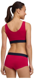 Falke Red Daily Comfort Print 2-Pack Hipster Brief