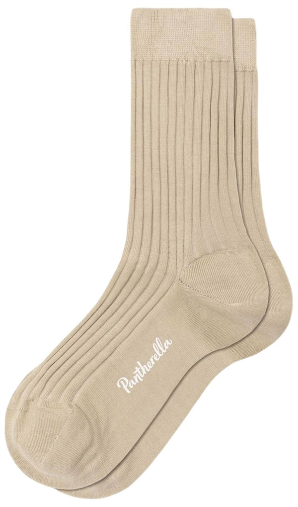 Pantherella Beige Rose Merino Wool Socks