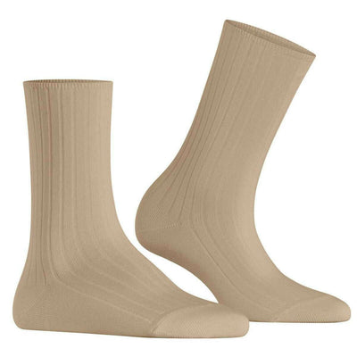 falke-beige-cotton-rib-socks-35838293