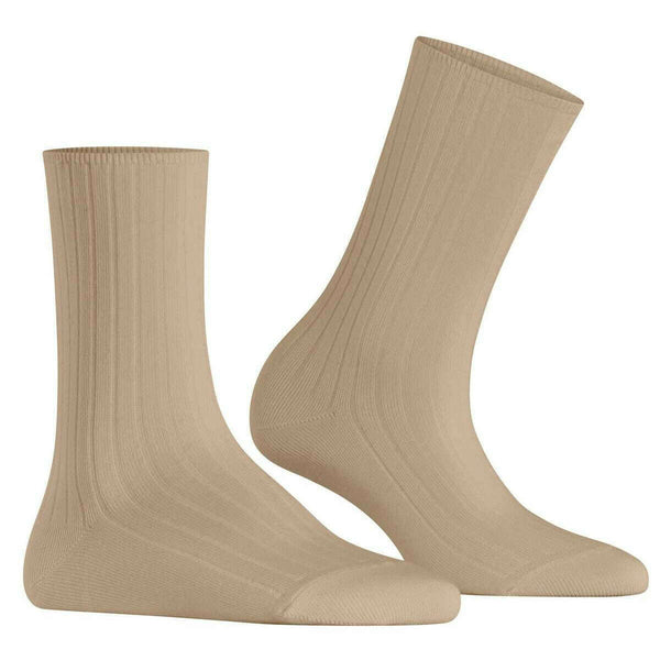falke-beige-cotton-rib-socks-35838293