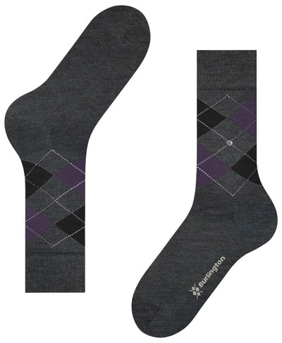 Burlington Grey Edinburgh Socks