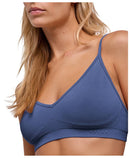 Falke Blue Daily Seamless Bustier Bralette