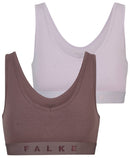 Falke Pink Daily Comfort 2-Pack Bustier Bralette