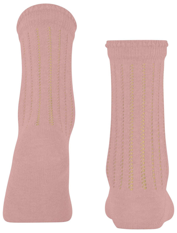 Falke Pink Eyelet Socks