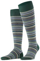 Falke Green Microblock Knee High Socks