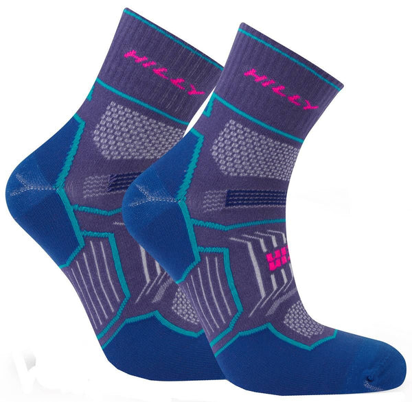 Hilly Purple Twin Skin Anklet Socks
