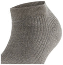Falke Grey Shiny Rib Sneaker Socks
