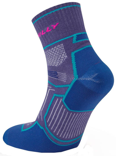 Hilly Purple Twin Skin Anklet Socks