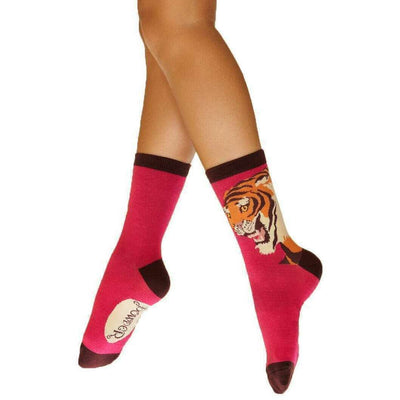 powder-pink-thrill-of-the-tiger-ankle-socks-34433825