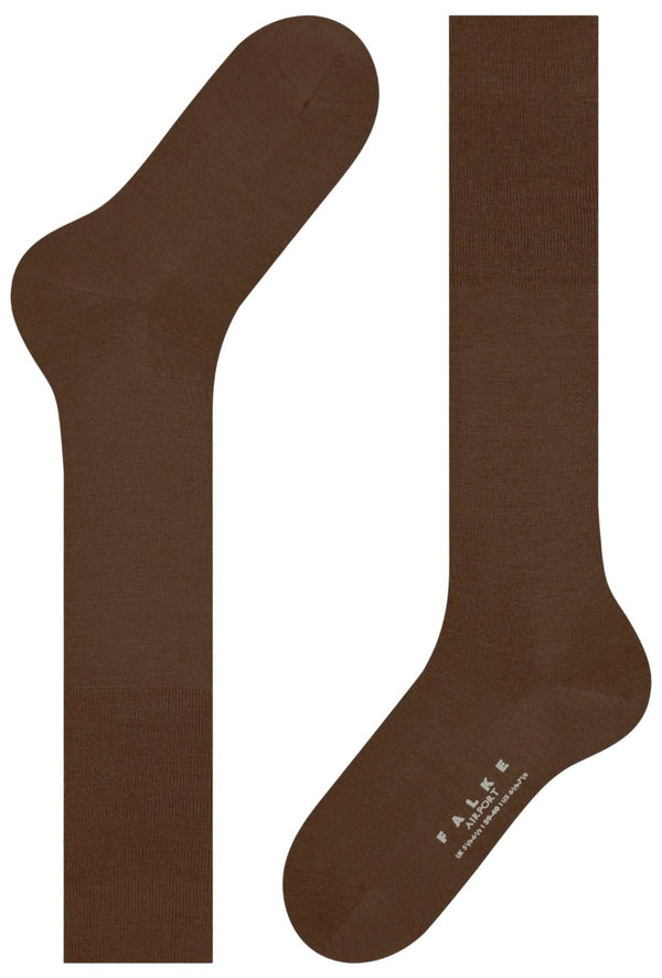 Falke Brown Airport Knee High Socks