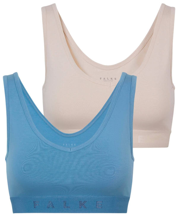 Falke Blue Daily Comfort 2-Pack Bustier Bralette