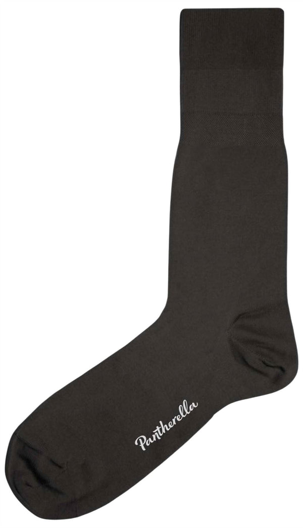 Pantherella Grey Hallaton Perfect Fit Cotton Socks