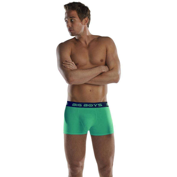 Big Boys Green Boxer Briefs