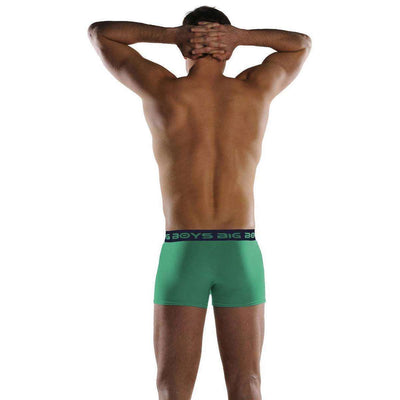 Big Boys Green Boxer Briefs