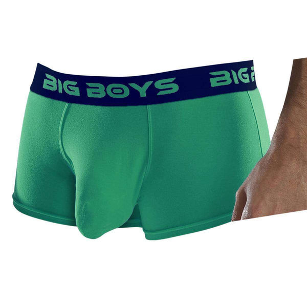 Big Boys Green Low Rise Briefs