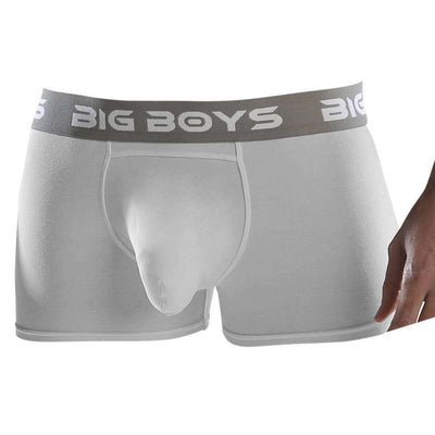 Big Boys White Boxer Briefs