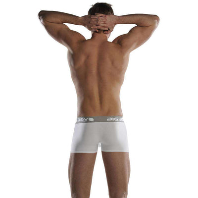 Big Boys White Boxer Briefs