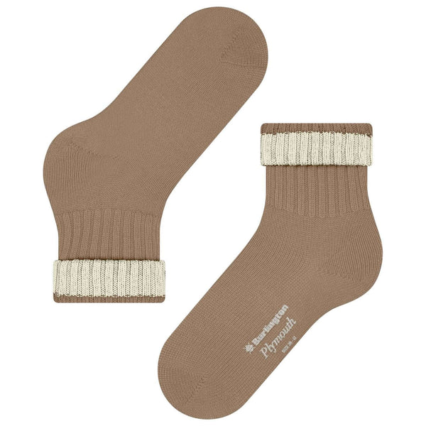 Burlington Beige Plymouth Socks