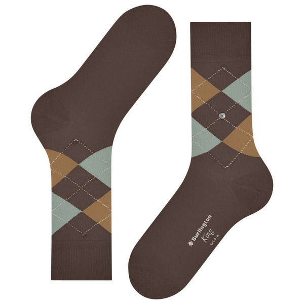 Burlington Brown King Socks
