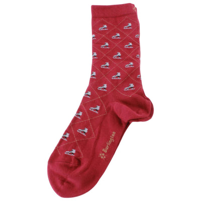 Burlington Burgundy X-Mas Gift Set Socks
