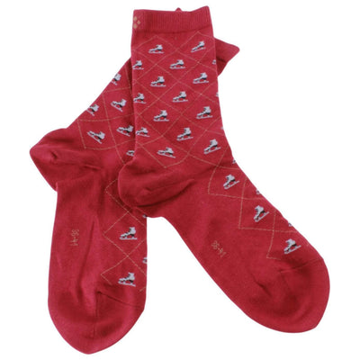Burlington Burgundy X-Mas Gift Set Socks