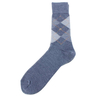 Burlington Grey Preston Argyle Socks