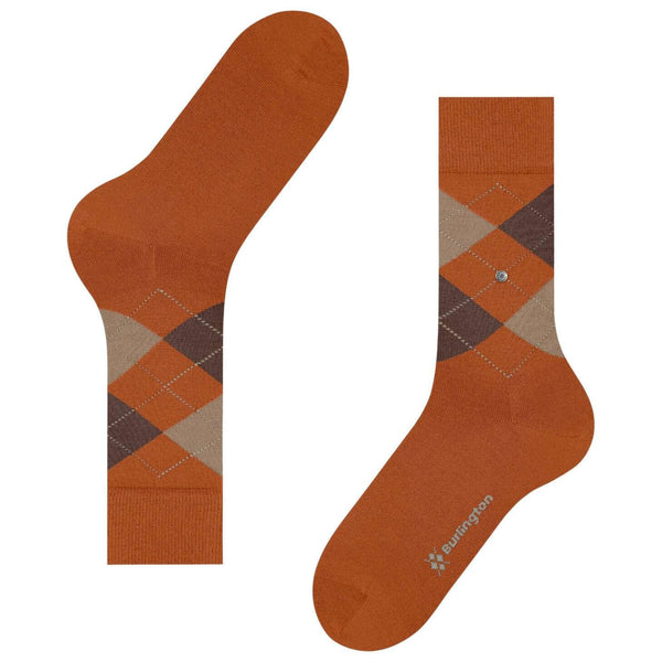 Burlington Orange Edinburgh Socks