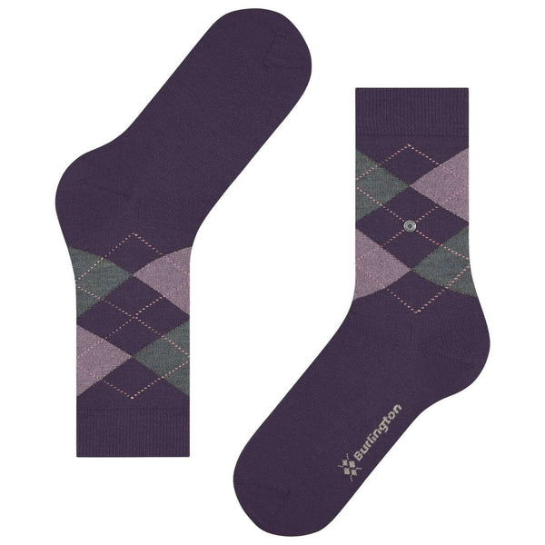 Burlington Purple Marylebone Socks