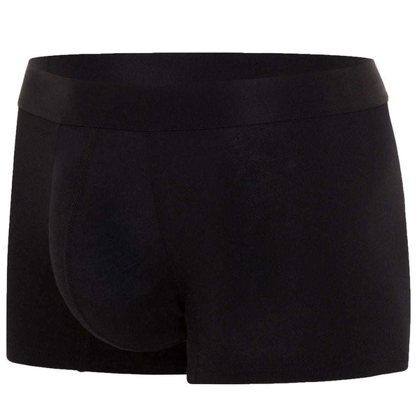 Comfyballs Black No Show Cotton Regular Boxer