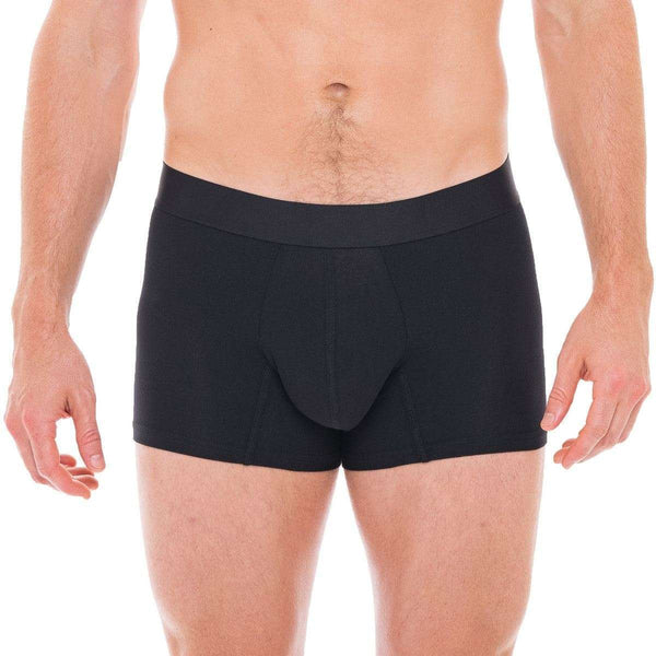Comfyballs Black No Show Cotton Regular Boxer