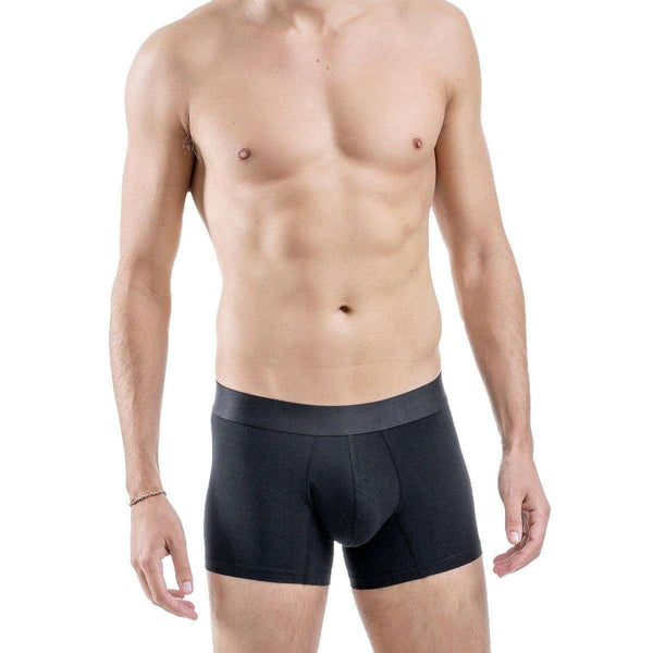 Comfyballs Black No Show Cotton Regular Boxer