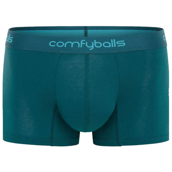 Comfyballs Green Cotton Regular Boxer