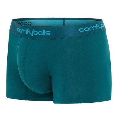 Comfyballs Green Cotton Regular Boxer