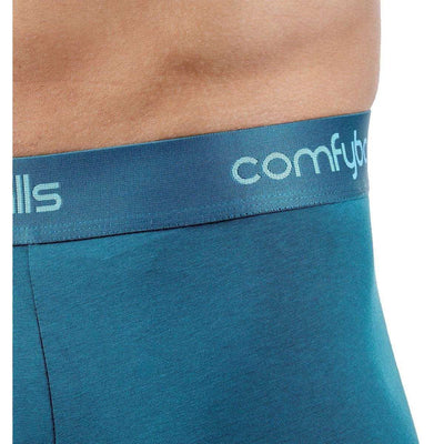 Comfyballs Green Cotton Regular Boxer