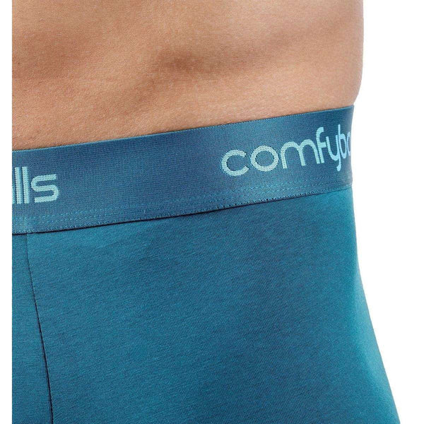 Comfyballs Green Cotton Regular Boxer