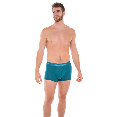 Comfyballs Green Cotton Regular Boxer
