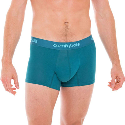 Comfyballs Green Cotton Regular Boxer