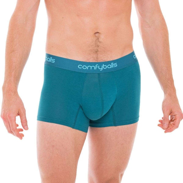 Comfyballs Green Cotton Regular Boxer