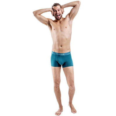 Comfyballs Green Cotton Regular Boxer